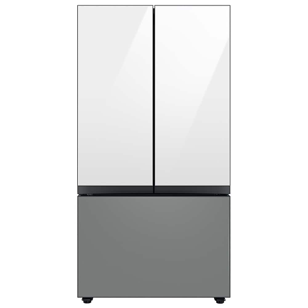 Samsung - BESPOKE 30 cu. ft. 3-Door French Door Smart Refrigerator with AutoFill Water Pitcher - Custom Panel Ready product…