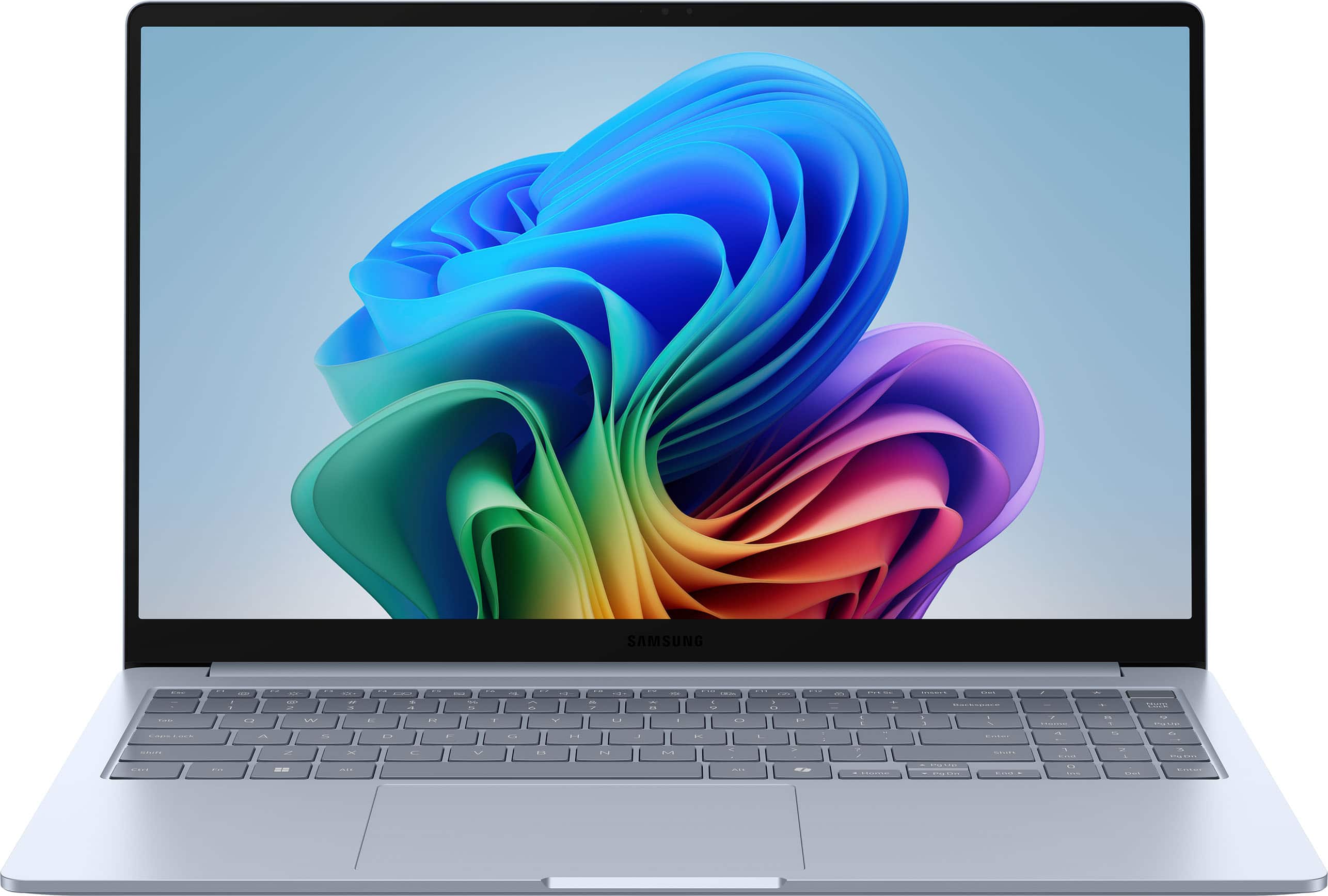 Samsung - Galaxy Book4 Edge - Copilot+ PC - 15.6" LED Laptop - Snapdragon X- 16GB Memory- 512 GB Storage - Sapphire Blue pro…