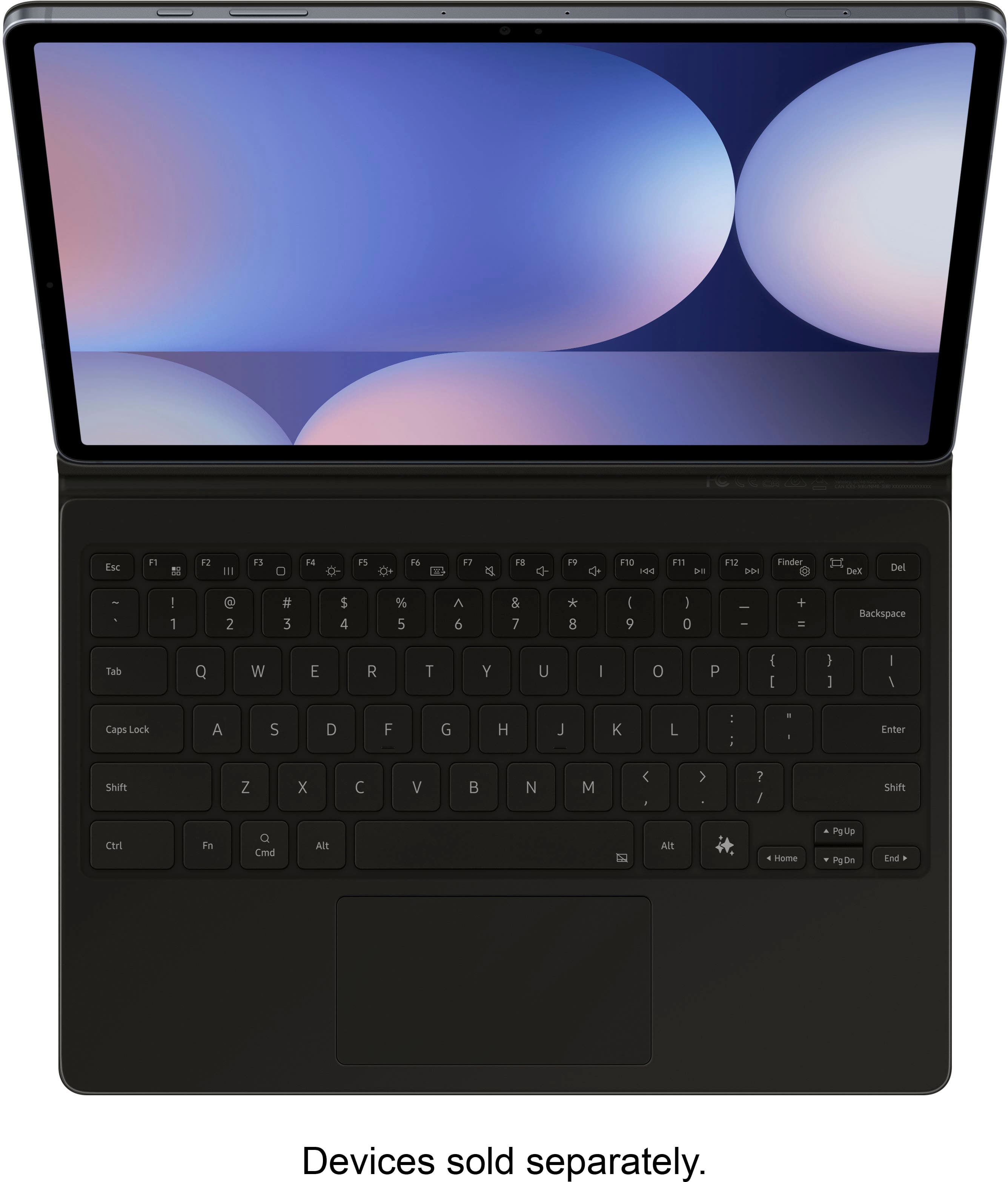 Samsung - Galaxy Tab S10+/S9+/S9 FE+ Book Cover Keyboard - Black product image