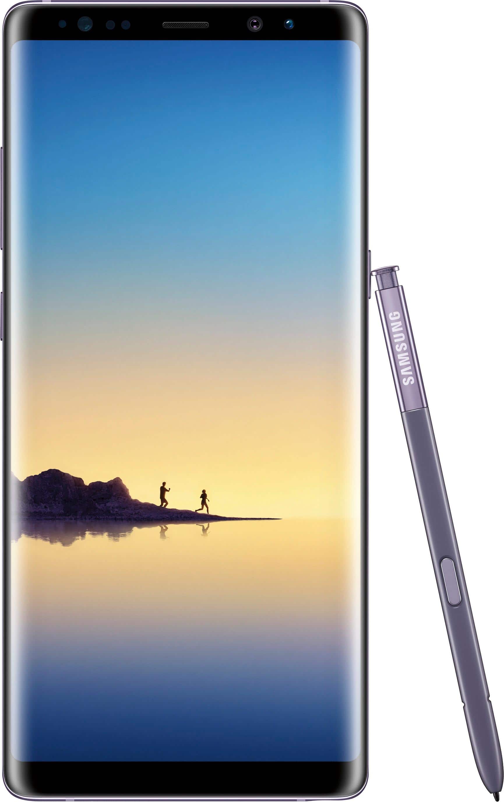 Samsung - Geek Squad Certified Refurbished Galaxy Note8 4G LTE with 64GB Memory Cell Phone (Unlocked) - Orchid Gray product…