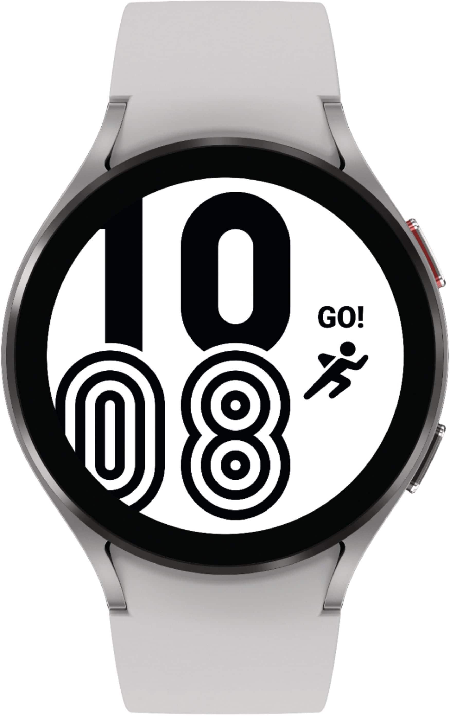 Samsung - Geek Squad Certified Refurbished Galaxy Watch4 Aluminum Smartwatch 44mm BT - Green - (2021) product image