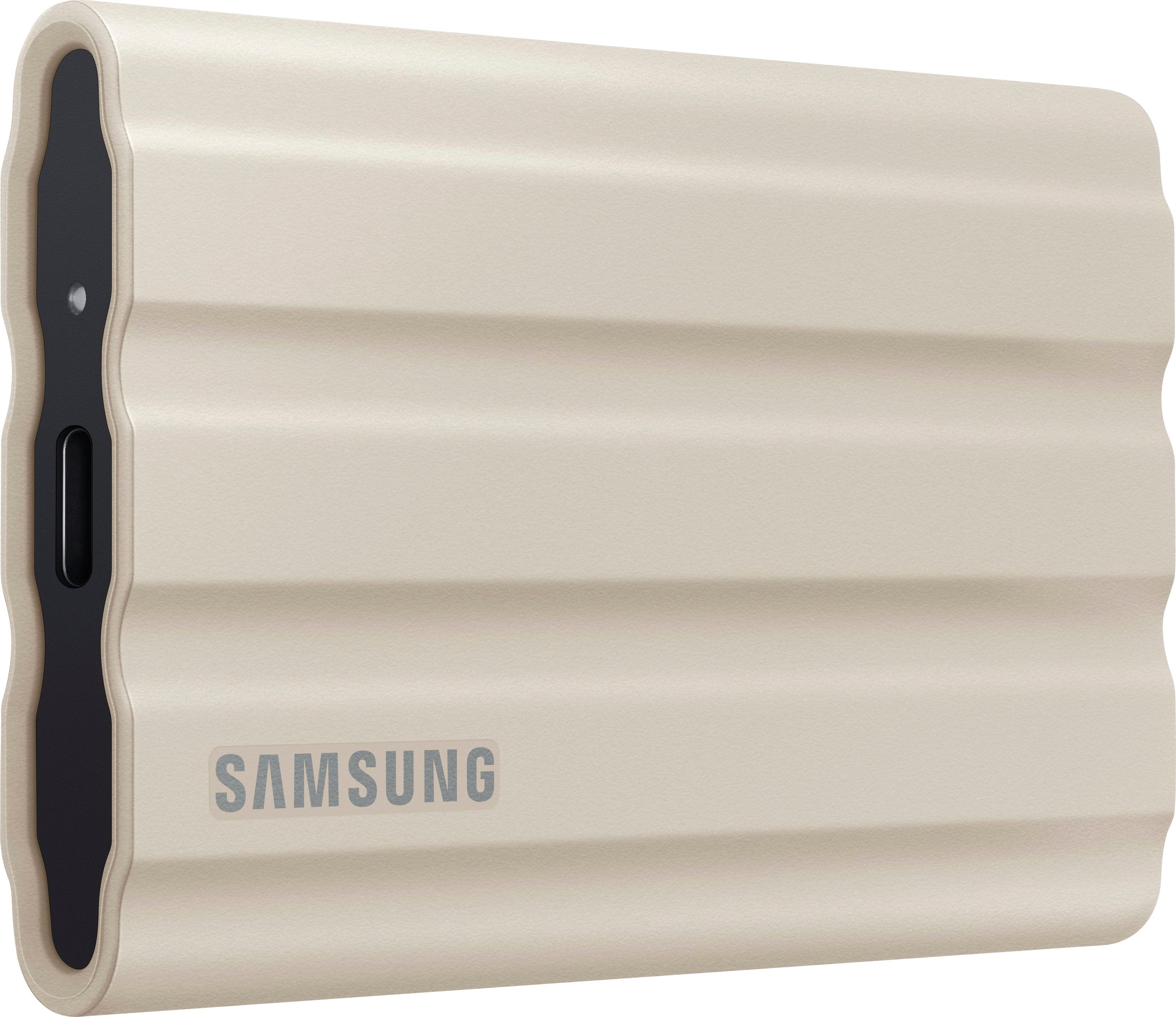 Samsung - T7 Shield 2TB External USB 3.2 Gen 2 Rugged SSD IP65 Water Resistant - Beige product image