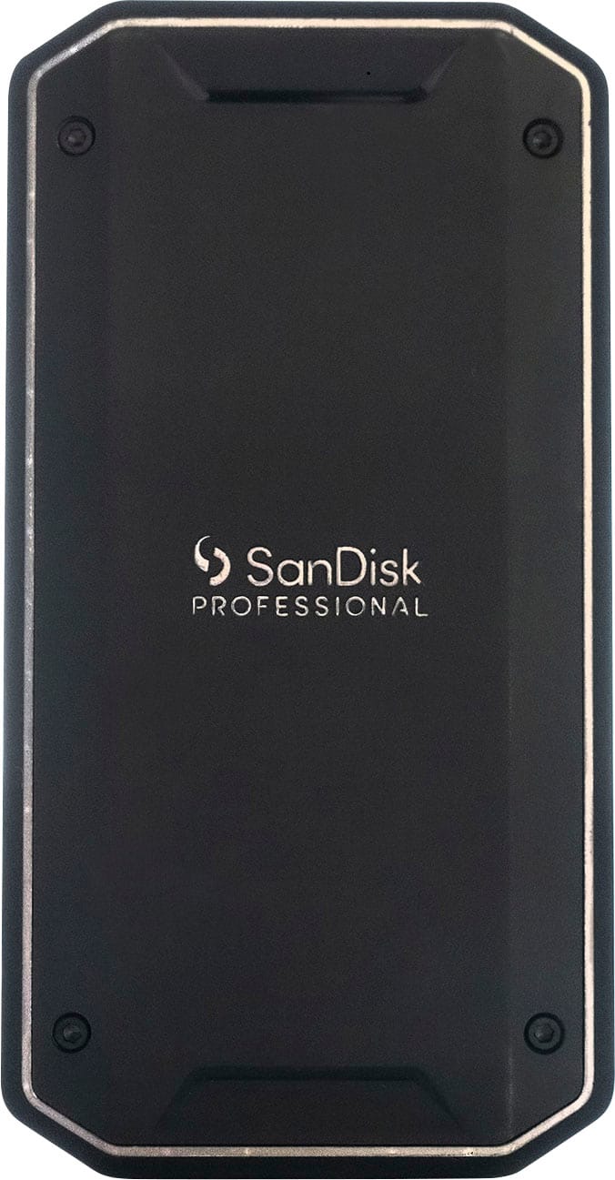 SANDISK - PRO-G40 SSD 2TB External Thunderbolt 3 and USB-C NVMe Portable SSD - Black product image
