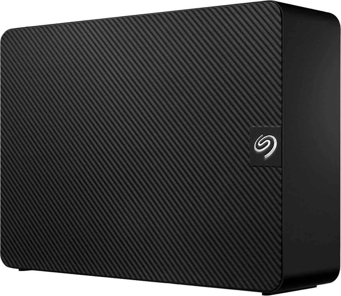 Seagate - Expansion 20TB External USB 3.0 Desktop Hard Drive with Rescue Data Recovery Services - Black product image