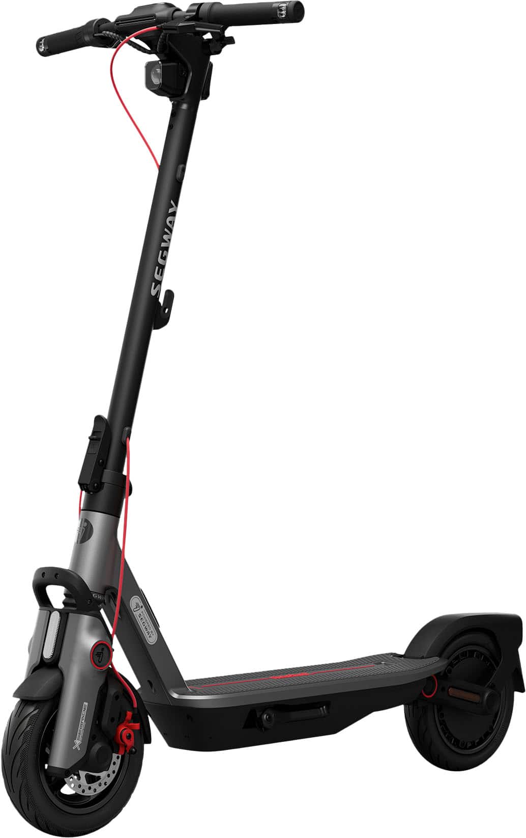 Segway - F3 Electric Scooter, w/ 44 miles Max Range & 20 mph Max Speed w/ 10-Inch Self-Sealing Tubeless Tires - Black produc…