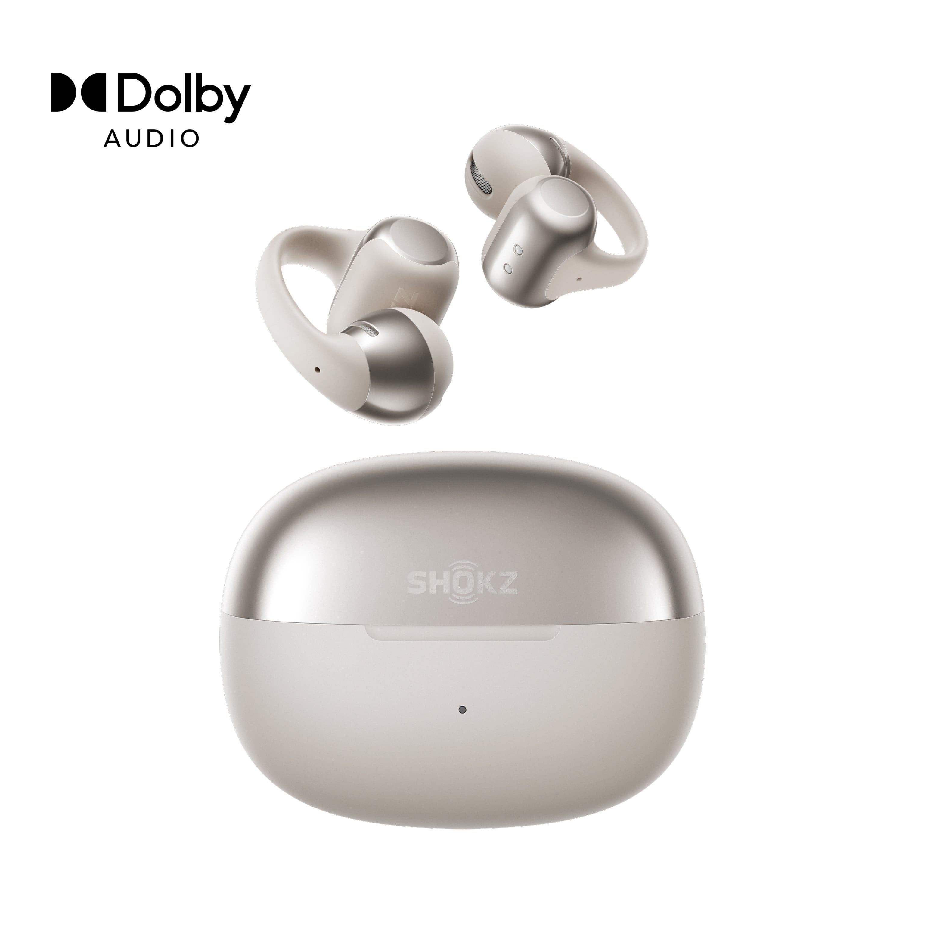 Shokz - OpenDots ONE Open-Ear Clip-On True Wireless Bluetooth Earbuds - Gray product image