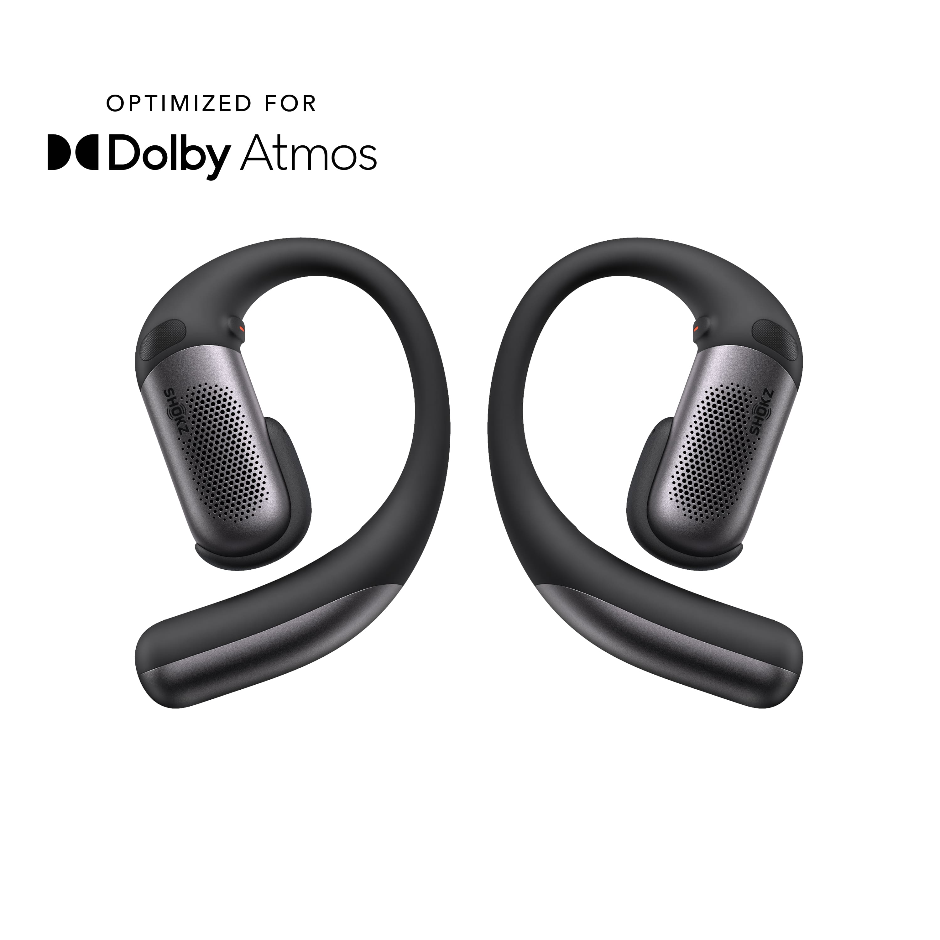 Shokz - OpenFit Pro Open-Ear True Wireless Bluetooth Active Noise Reduction Earbuds - Black product image