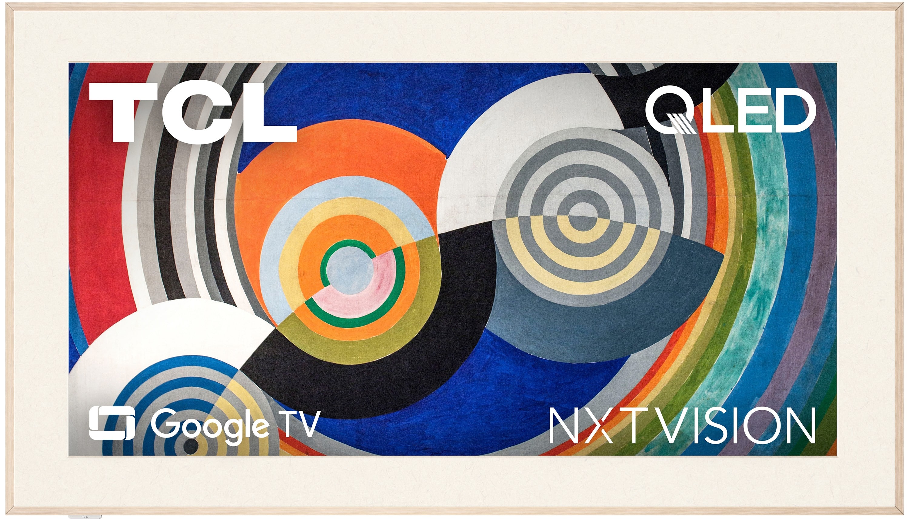 TCL - 65" Class A300W NXTVISION Series 4K QLED Lifestyle TV with Ultra Matte Screen and Flush Wall Mount (2024) product image