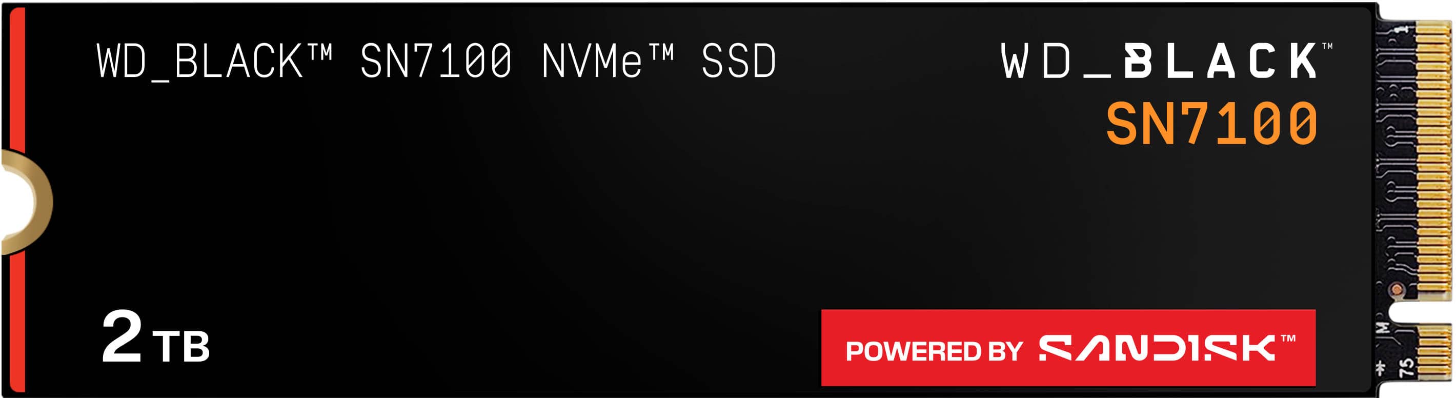 WD - BLACK SN7100 2TB Internal SSD Gen 4 x4 NVMe product image