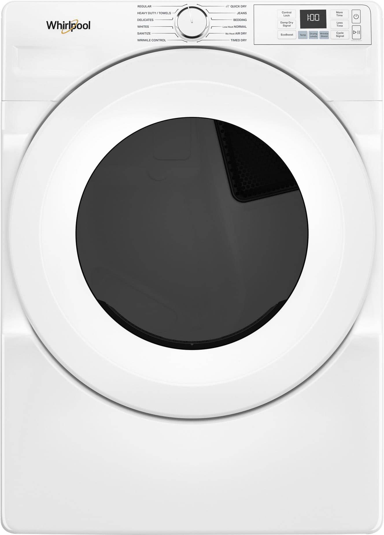 Whirlpool - 7.4 Cu. Ft. Stackable Electric Dryer with Quick Dry - White product image