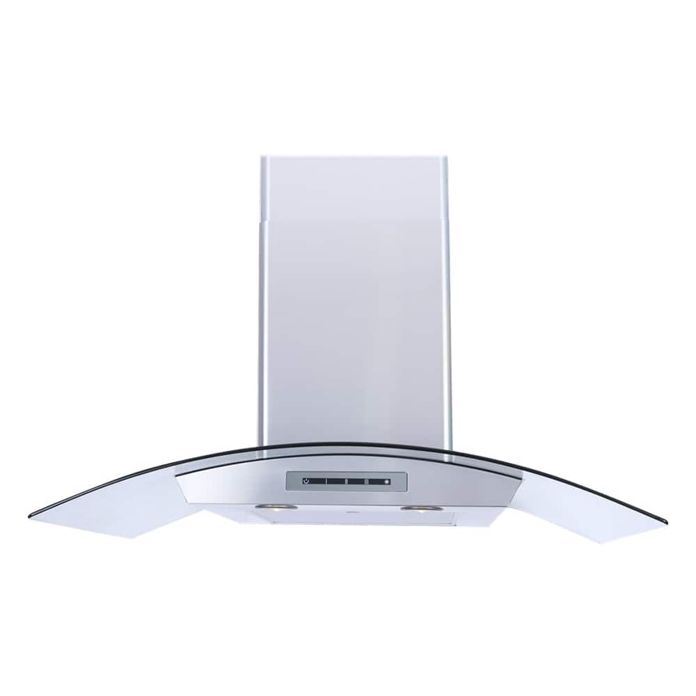 Windster Hoods - 30 inches - Convertible - Wall Range Hood - Stainless Steel/Glass product image