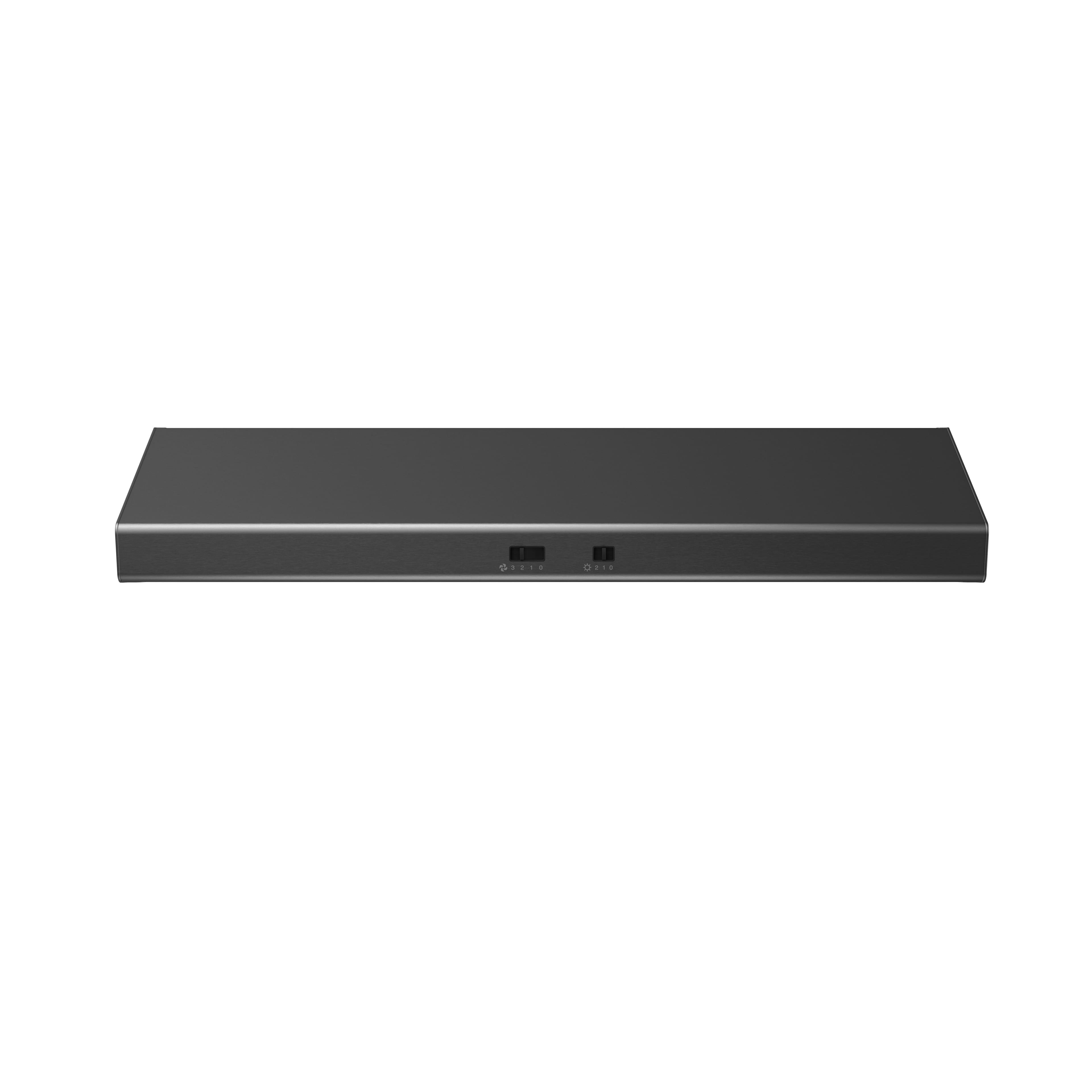 Zephyr - 36 inches - Externally Vented - Under cabinet Range Hood - Black Stainless Steel product image